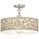 Giclee Gallery Laurel Court 16" Wide Semi-Flush Ceiling Light