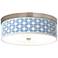 Giclee Gallery Leaf Symmetry Shade 14" Flushmount Ceiling Light