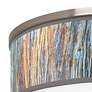 2_Giclee Gallery Liz 20 1/4" Wide Striking Bark Shade Ceiling Light more views