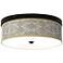 Giclee Gallery Lucrezia Pattern 14" Wide Bronze LED Ceiling Light