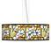 Giclee Gallery Magnolia Mosaic 24" Wide 4-Light Pendant Chandelier