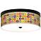 Giclee Gallery Marbles in the Park 14" Wide Bronze LED Ceiling Light