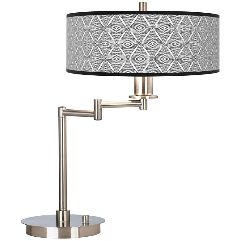 Image 1 Giclee Gallery Moroccan Diamonds II Adjustable Swing Arm LED Desk Lamp