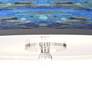 Giclee Gallery Oceanside Blue Shade 16" Wide Semi-Flush Ceiling Light