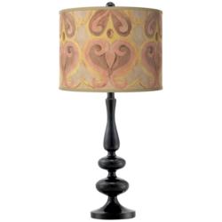 Giclee Gallery Paley 29&quot; Aurelia Shade Modern Black Table Lamp