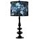 Giclee Gallery Paley 29" Blue Seas Shade Black Table Lamp