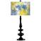 Giclee Gallery Paley 29" High Starry Dawn Shade Black Table Lamp