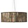 Giclee Gallery Paper Bark 24" Wide 4-Light Pendant Chandelier