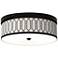 Giclee Gallery Rustic Chic Pattern 14" Wide Bronze LED Ceiling Light