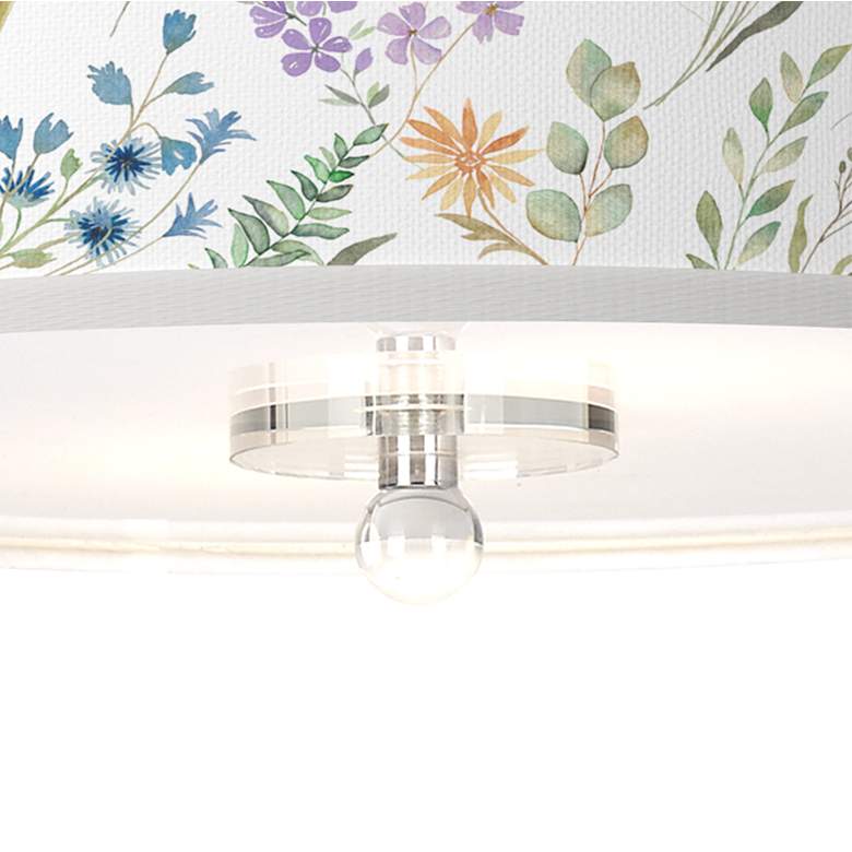 Image 3 Giclee Gallery Spring's Joy 16" Wide Semi-Flush Ceiling Light more views