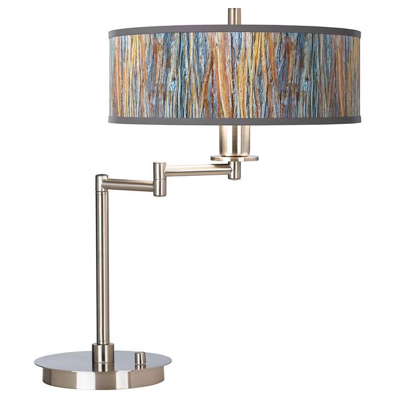 Image 1 Giclee Gallery Striking Bark 20 1/2" Swing Arm LED Desk Lamp