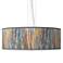 Giclee Gallery Striking Bark 24" Wide 4-Light Pendant Chandelier