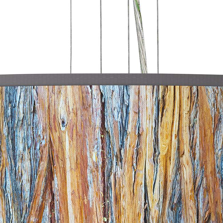 Image 2 Giclee Gallery Striking Bark 24 inch Wide 4-Light Pendant Chandelier more views