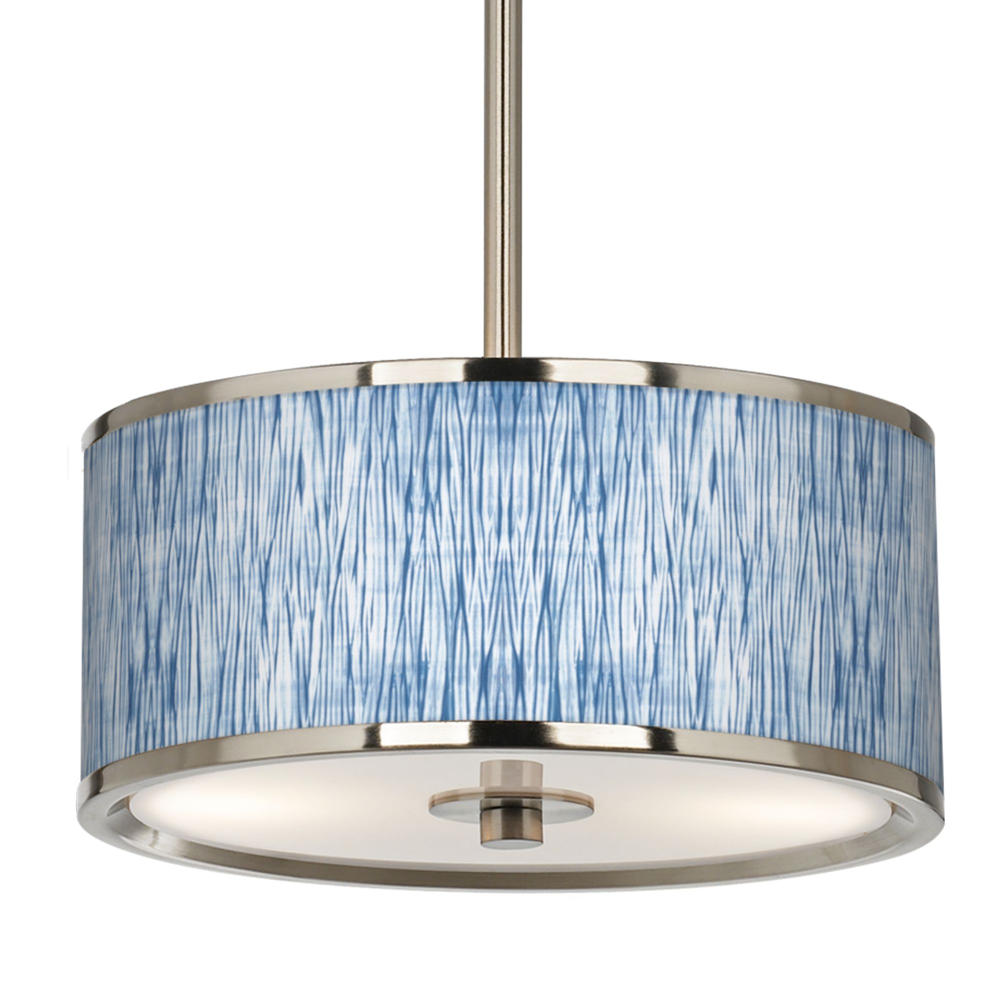 Image 3 Giclee Glow 10 1/4" Wide Beachcomb Blue Shade Modern Mini Pendant more views