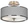 Giclee Glow 14" Wide Moroccan Diamonds II Shade Modern Ceiling Light