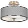 Giclee Glow 14" Wide Moroccan Diamonds II Shade Modern Ceiling Light