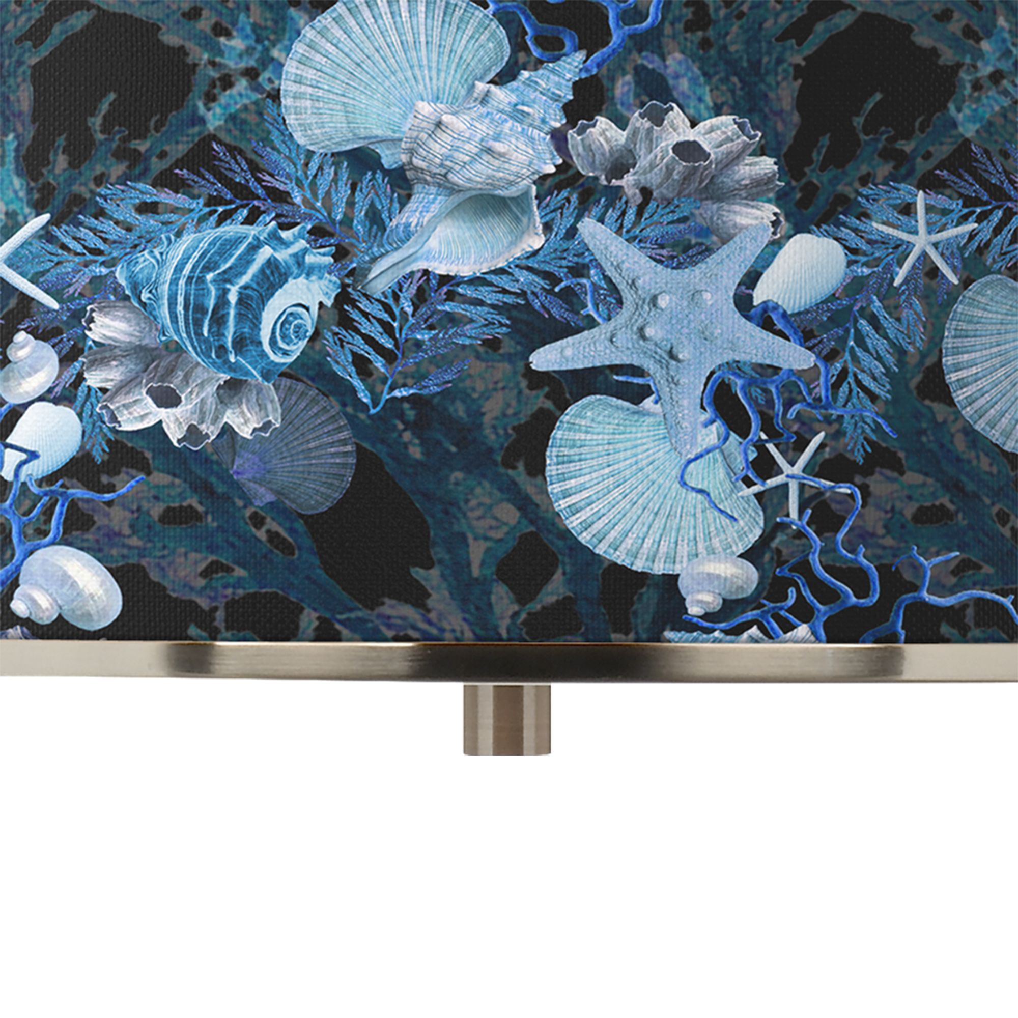 Image 2 Giclee Glow 16" Wide Modern Coastal Blue Seas Shade Pendant Light more views