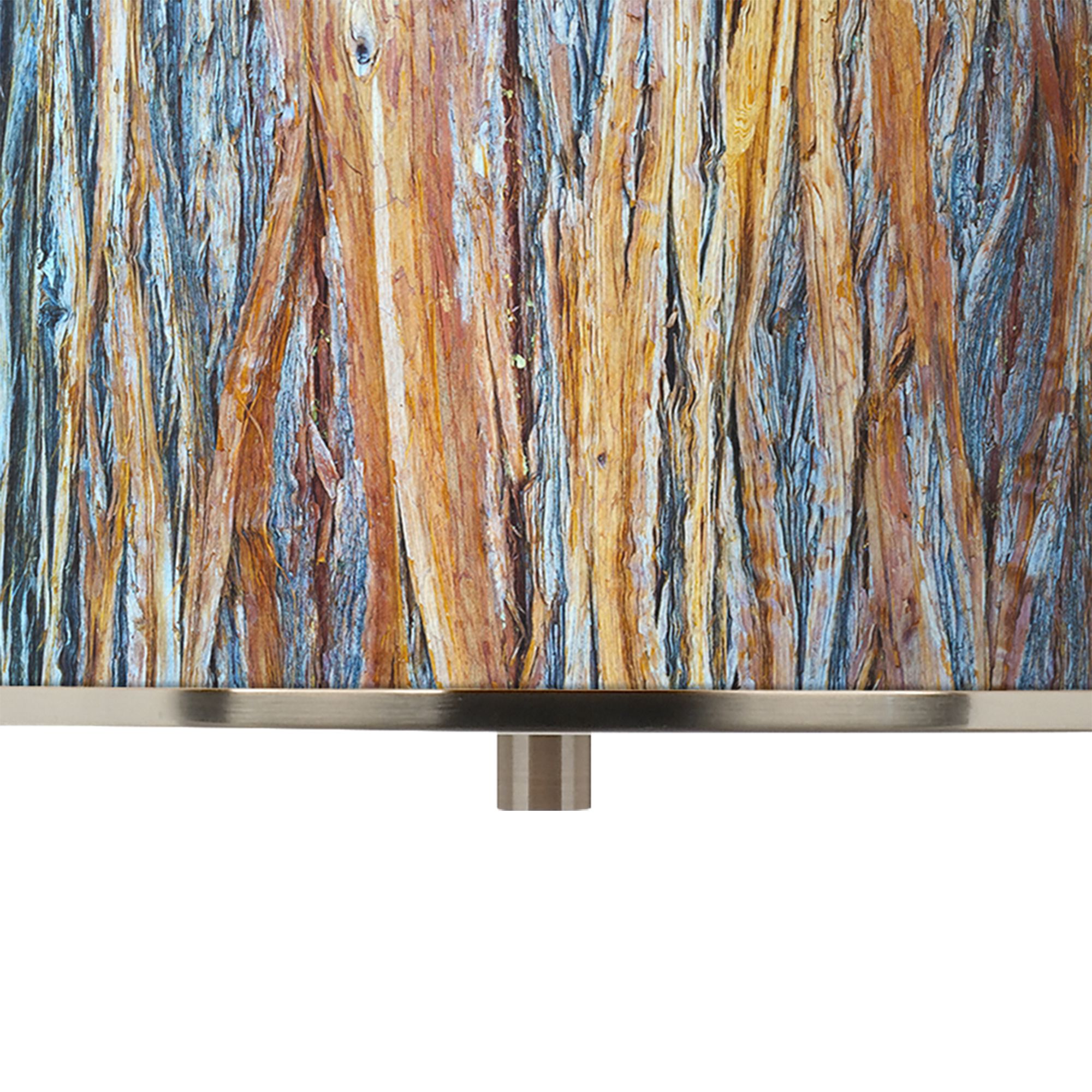 Image 2 Giclee Glow 16" Wide Striking Bark Shade Pendant Light more views