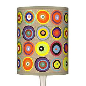 Image3 of Giclee Glow 23 1/2" Marbles in the Park Modern Droplet Table Lamp more views