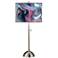 Giclee Glow 28" High Europa Shade Brushed Nickel Table Lamp