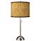 Giclee Glow 28" High Golden Versailles Brushed Nickel Table Lamp