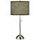 Giclee Glow 28" High Interweave Patina Shade Brushed Nickel Table Lamp