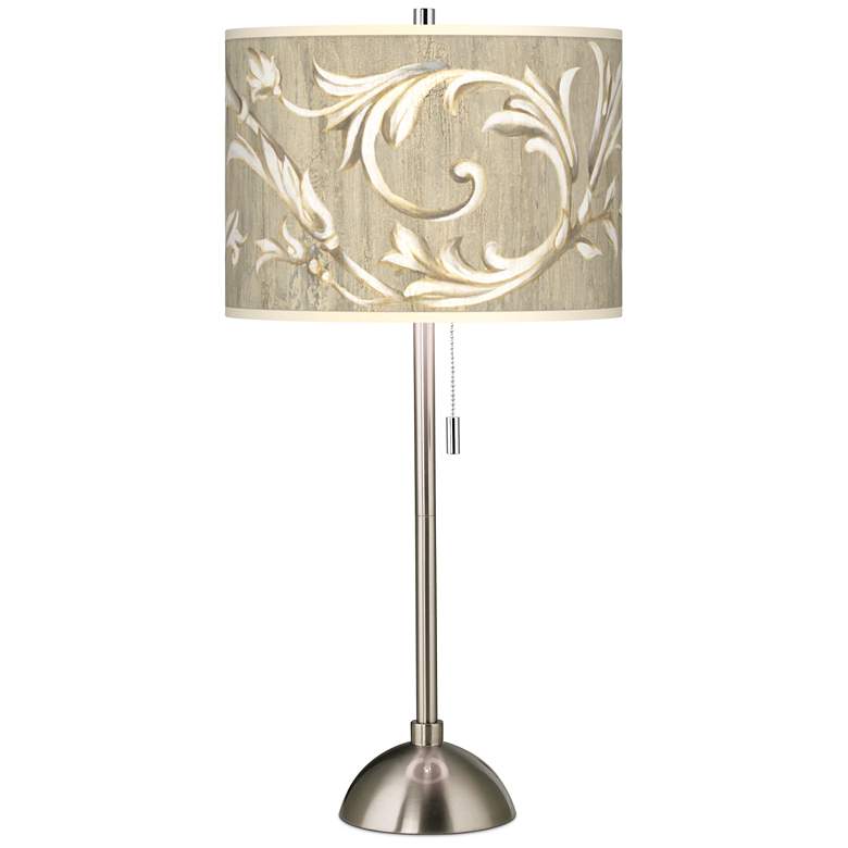 Image 2 Giclee Glow 28" High Laurel Court Shade Brushed Nickel Table Lamp