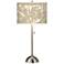 Giclee Glow 28" High Laurel Court Shade Brushed Nickel Table Lamp