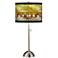 Giclee Glow 28" High Lily Shade Brushed Nickel Table Lamp