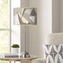 Thumbnail1 of Giclee Glow 28" High Modern Mosaic-I Shade Brushed Nickel Table Lamp