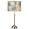 Giclee Glow 28" High Modern Mosaic-II Shade Brushed Nickel Table Lamp