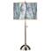 Giclee Glow 28" High Siren Shade with Brushed Nickel Table Lamp