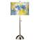 Giclee Glow 28" High Starry Dawn Shade Brushed Nickel Table Lamp