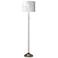 Giclee Glow 62" High Marble Glow Brushed Nickel Pull Chain Floor Lamp