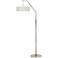 Giclee Glow 71 1/2" Oval Tempo Giclee Shade Arc Floor Lamp