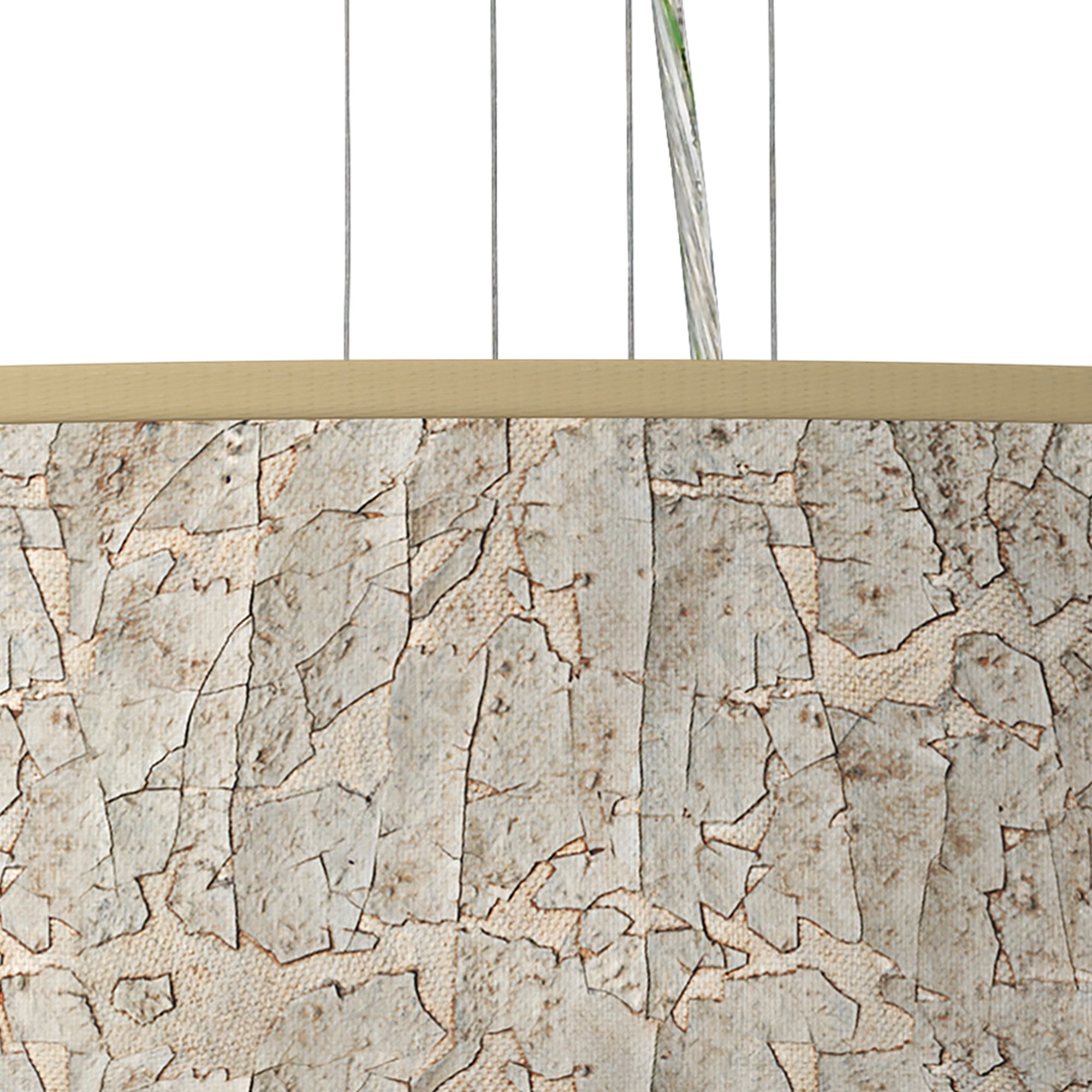 Image 2 Giclee Glow Al Fresco 24" Wide 4-Light Modern Drum Pendant Chandelier more views