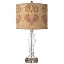 Giclee Glow Apothecary 28&quot; Aurelia Shade with Clear Glass Table Lamp