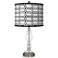 Giclee Glow Apothecary 28" High Rhombi Shade Clear Glass Table Lamp