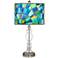 Giclee Glow Apothecary 28" Lagos Mosaic Shade Clear Glass Table Lamp