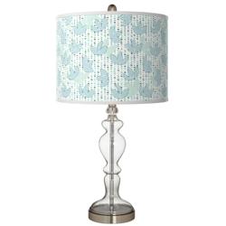 Giclee Glow Apothecary 28&quot; Spring Shade Clear Glass Table Lamp