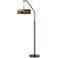 Giclee Glow Arc 71 1/2" Embracing Change Bronze Downbridge Floor Lamp