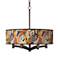 Giclee Glow Ava 20" Wide 6-Light Bronze Wild Desert Pendant Chandelier