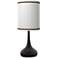 Giclee Glow Black Droplet 23 1/2" High Grace Shade Table Lamp