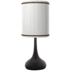 Giclee Glow Black Droplet 23 1/2" High Grace Shade Table Lamp