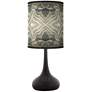 1_Giclee Glow Black Droplet 23 1/2" Sprouting Marble Shade Table Lamp