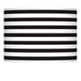 1_Giclee Glow Black White Horizontal Stripes Shade 13.5x13.5x10 (Spider)
