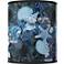 Giclee Glow Coastal Blue Seas Drum Lamp Shade 10x10x12 (Spider)