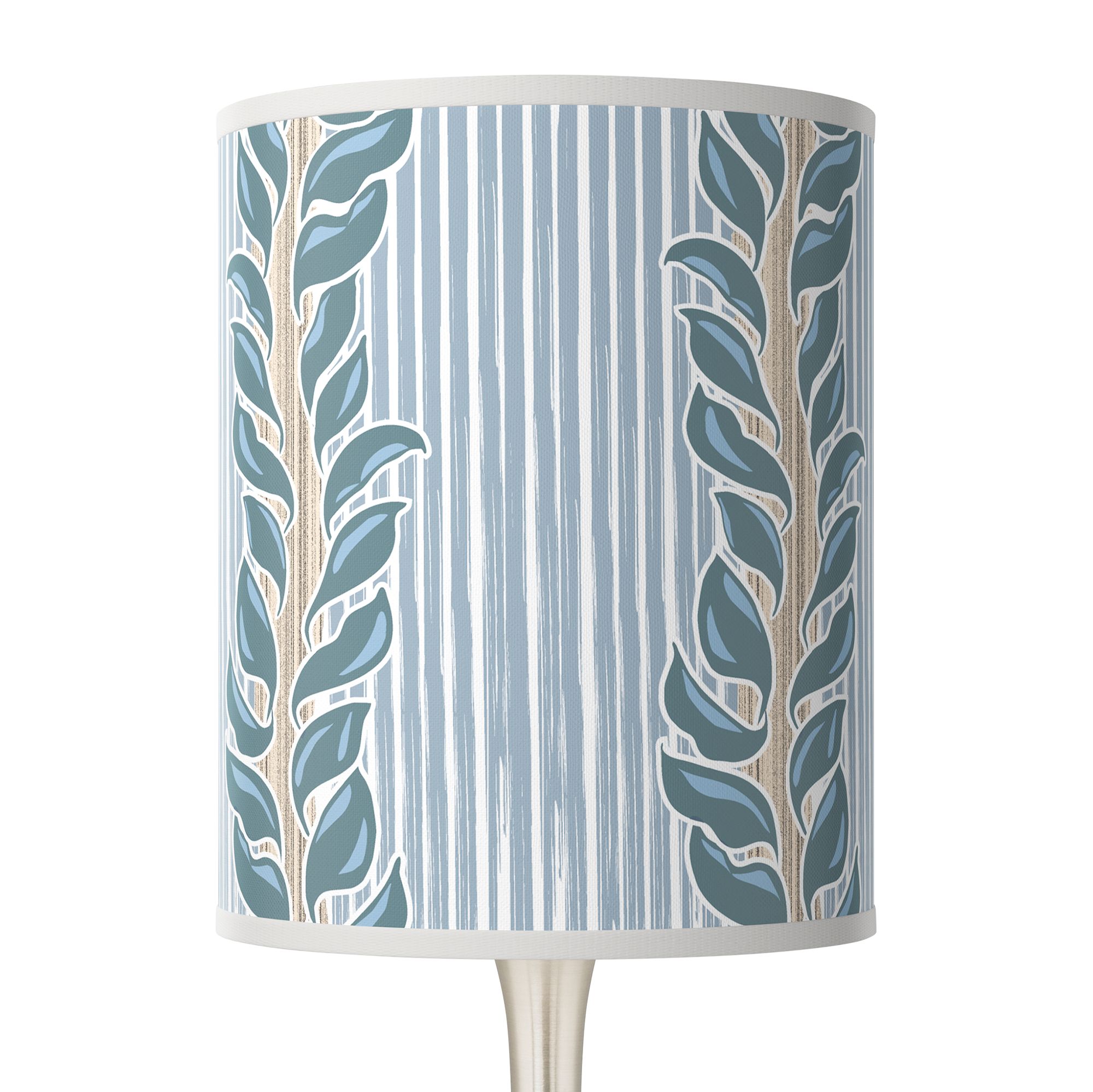 Image 2 Giclee Glow Drifting Petals 23 1/2" High Silver Droplet Table Lamp more views