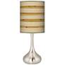2_Giclee Glow Droplet 23 1/2" Bamboo Wrap Shade Modern Table Lamp