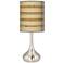 Giclee Glow Droplet 23 1/2" Bamboo Wrap Shade Modern Table Lamp